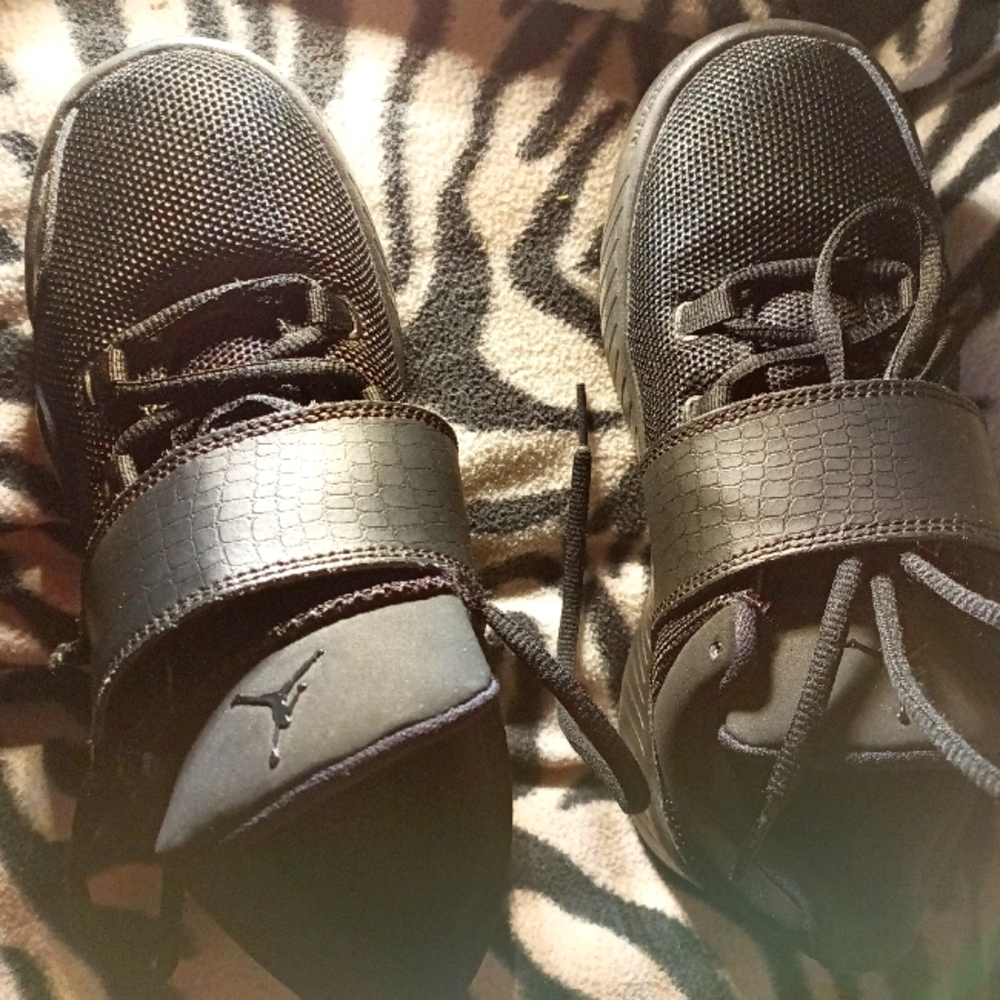 Jordan blacks 5.5 youth new shoes